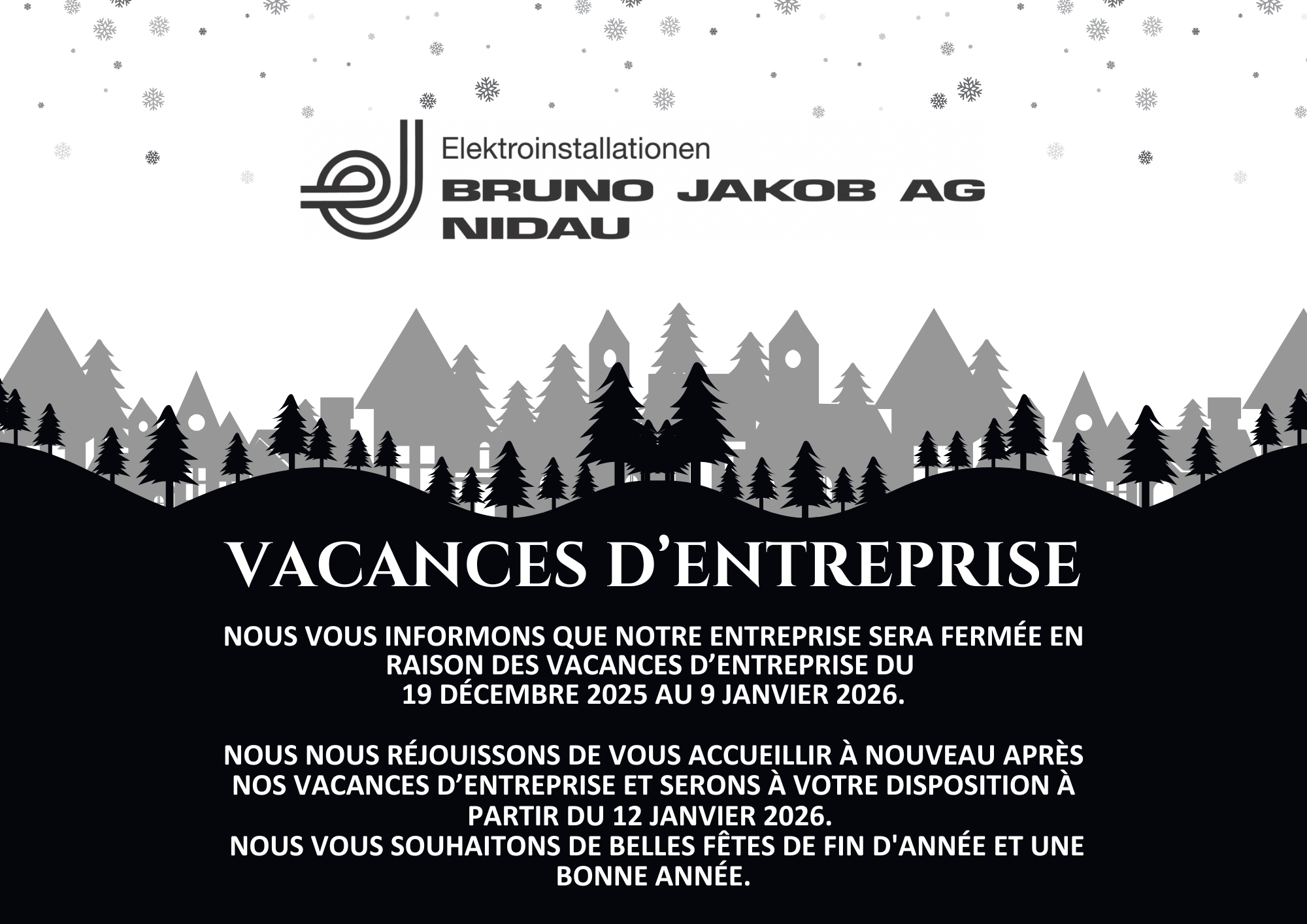 Betriebsferien BJAG FR